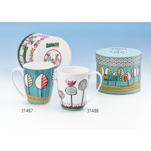 Kop in beenderporselein in mooie geschenkdoos