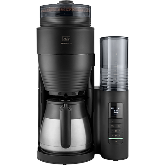NIEUW IN PROMOTIE: Melitta aromafresh thermos pro noir - filterkoffie met versgemalen bonen